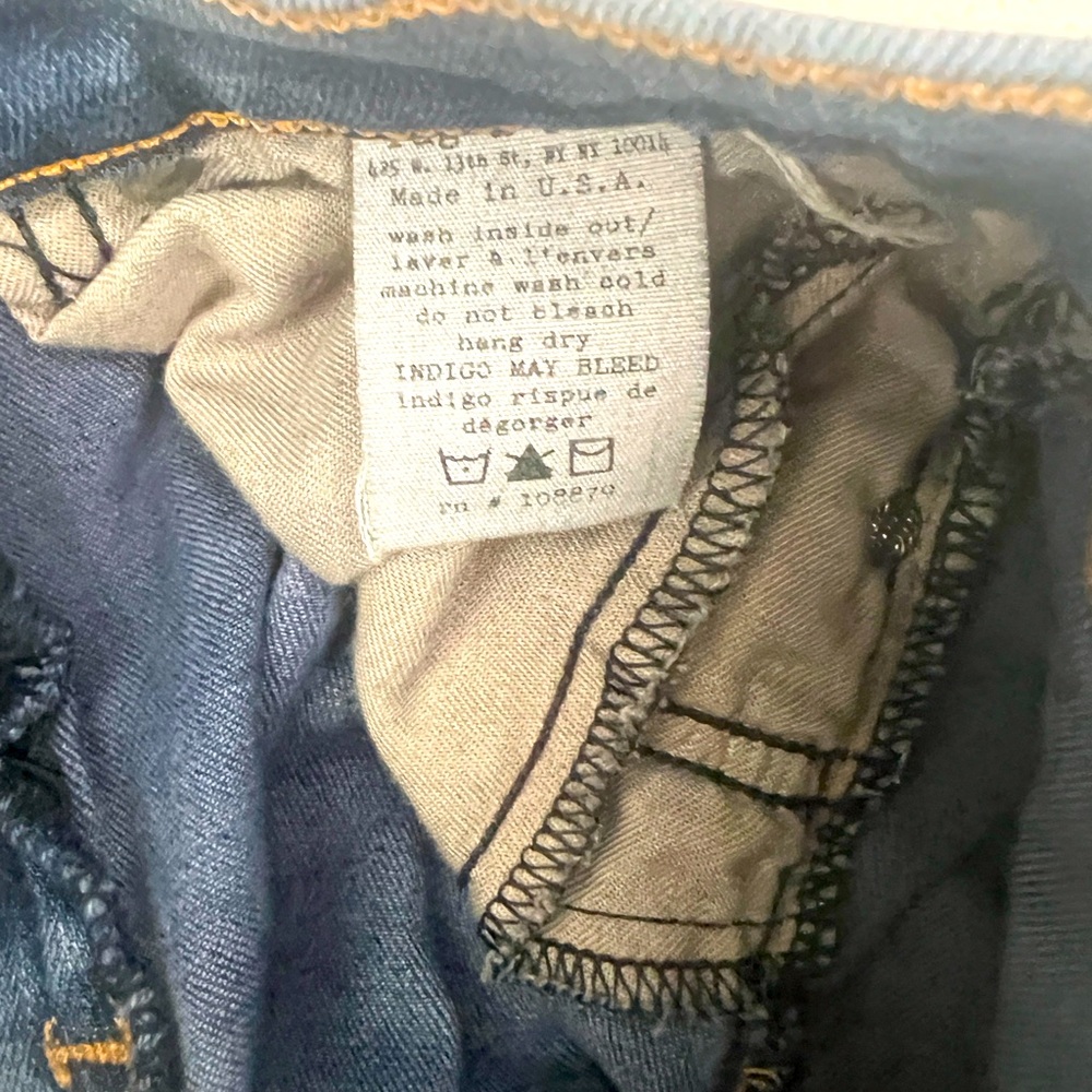 Rag n bone size c23 skinny denim